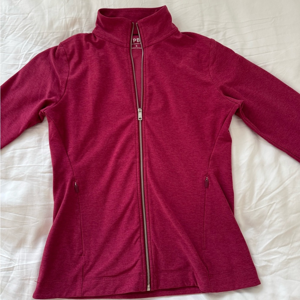 Abercrombie & Fitch (YPB) Women's Workout Berry Zip-Up Jacket